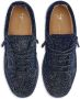 Giuseppe Zanotti glitter-detail low-top sneakers Blue - Thumbnail 4