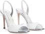 Giuseppe Zanotti glitter high-heeled sandals White - Thumbnail 2