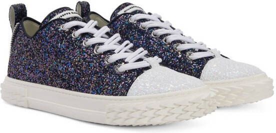 Giuseppe Zanotti glitter low-top sneakers Black