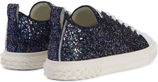 Giuseppe Zanotti glitter low-top sneakers Black