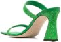 Giuseppe Zanotti glitter square-toe mules Green - Thumbnail 3