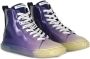 Giuseppe Zanotti gradient high-shine sneakers Purple - Thumbnail 2