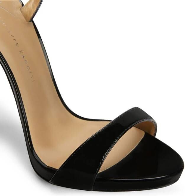 Giuseppe Zanotti Gwyneth 120mm leather stiletto sandals Black