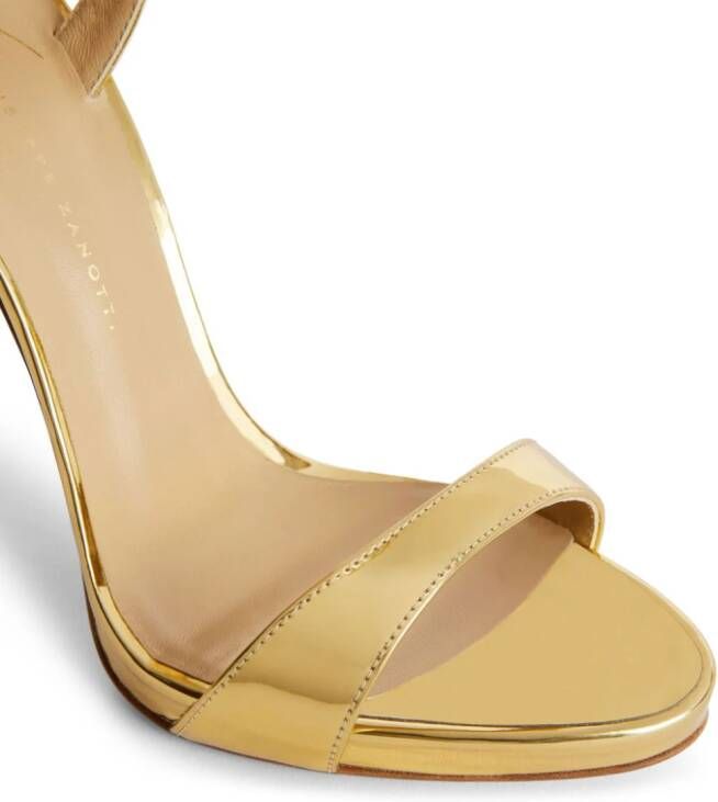 Giuseppe Zanotti Gwyneth 120mm platform sandals Gold