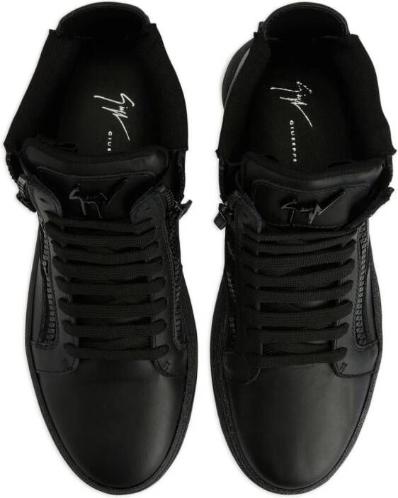Giuseppe Zanotti GZ 94 leather sneakers Black