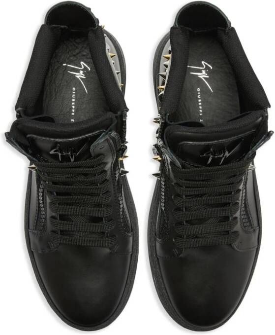 Giuseppe Zanotti GZ 94 stud-embellisehd sneakers Black