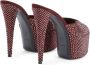 Giuseppe Zanotti Gz Aida 150mm mules Red - Thumbnail 3