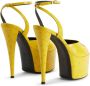 Giuseppe Zanotti Gz Aida 150mm platform leather sandals Yellow - Thumbnail 3