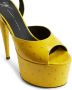 Giuseppe Zanotti Gz Aida 150mm platform leather sandals Yellow - Thumbnail 4