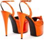 Giuseppe Zanotti GZ Aida 150mm platform sandals Orange - Thumbnail 3