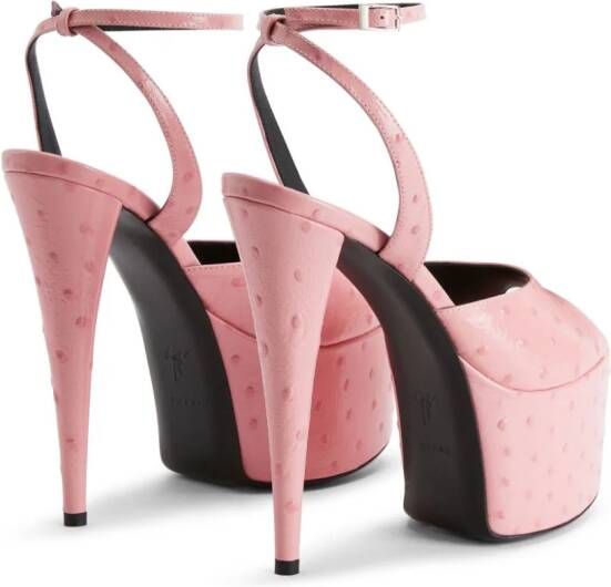 Giuseppe Zanotti GZ Aida 150mm platform sandals Pink