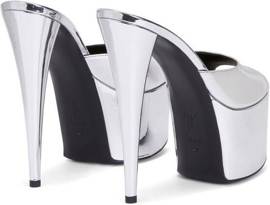 Giuseppe Zanotti Gz Aida 150mm sandals Silver