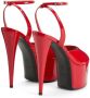 Giuseppe Zanotti Gz Aida 60mm patent open-toe pumps Red - Thumbnail 3