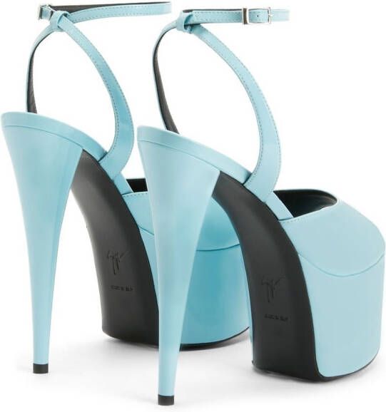 Giuseppe Zanotti GZ Aida platform sandals Blue