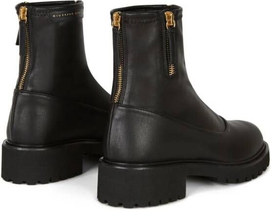 Giuseppe Zanotti GZ Alexa zip-up boots Black