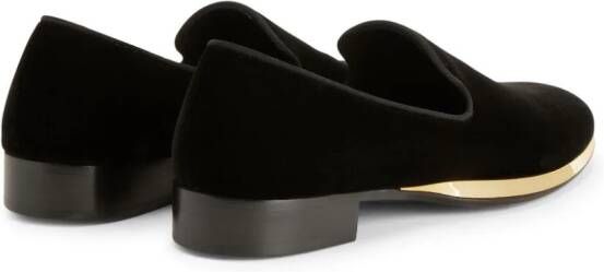 Giuseppe Zanotti GZ Flash slip-on loafers Black