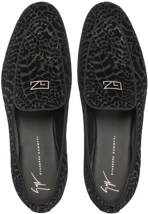 Giuseppe Zanotti GZ Rudolph leather loafers Black