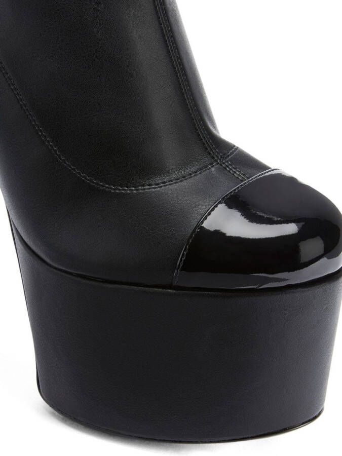 Giuseppe Zanotti Gz-yana 150mm leather boots Black