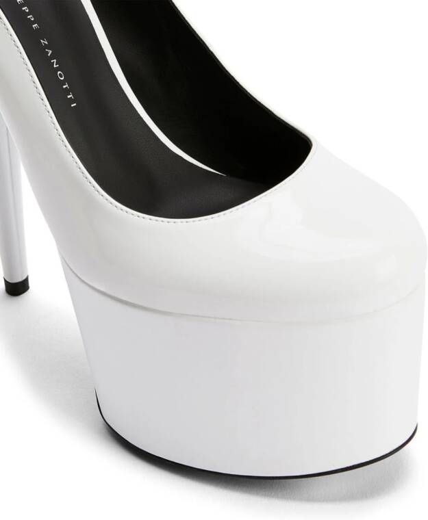 Giuseppe Zanotti Gz-yana 150mm leather sandals White