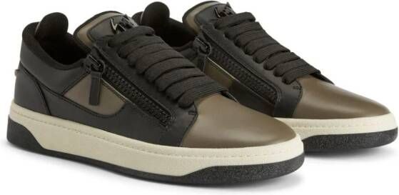 Giuseppe Zanotti Gz94 colour-block leather sneakers Brown