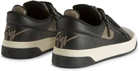 Giuseppe Zanotti Gz94 colour-block leather sneakers Brown