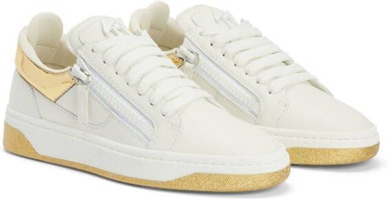 Giuseppe Zanotti GZ94 contrast-trim sneakers White