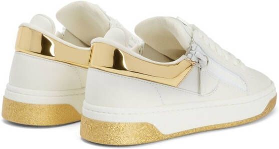 Giuseppe Zanotti GZ94 contrast-trim sneakers White