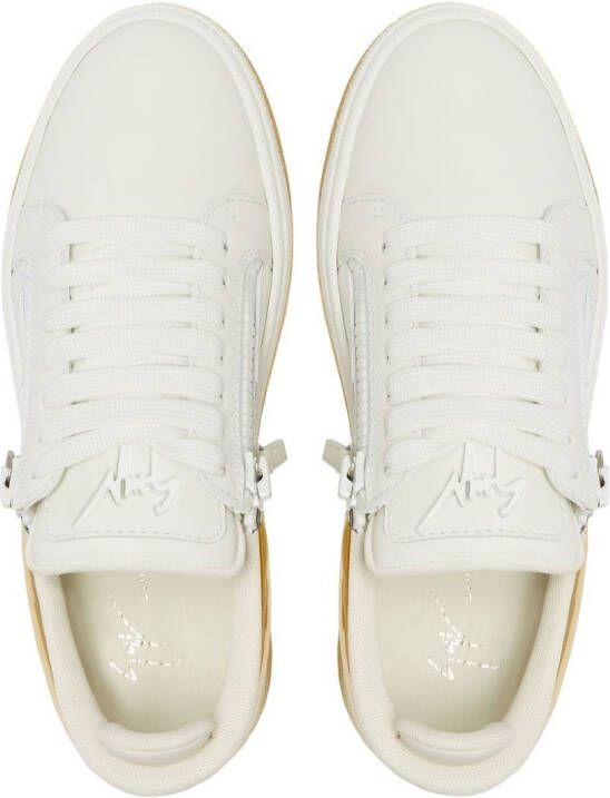 Giuseppe Zanotti GZ94 contrast-trim sneakers White