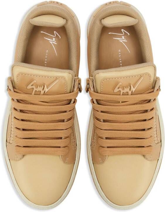 Giuseppe Zanotti GZ94 leather sneakers Neutrals