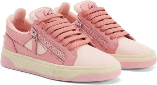 Giuseppe Zanotti GZ94 leather sneakers Pink