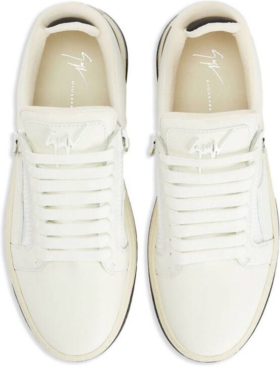 Giuseppe Zanotti GZ94 leather sneakers White