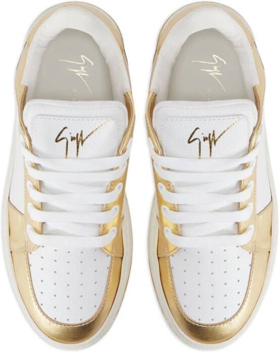Giuseppe Zanotti GZ94 leather sneakers White