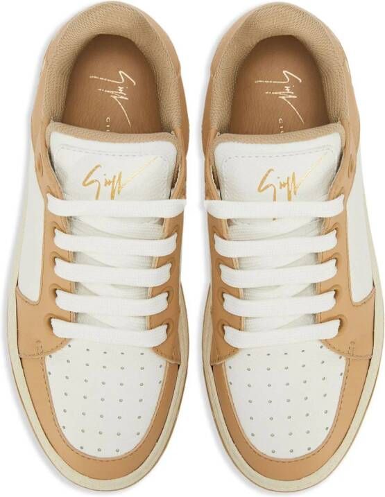 Giuseppe Zanotti GZ94 leather sneakers White