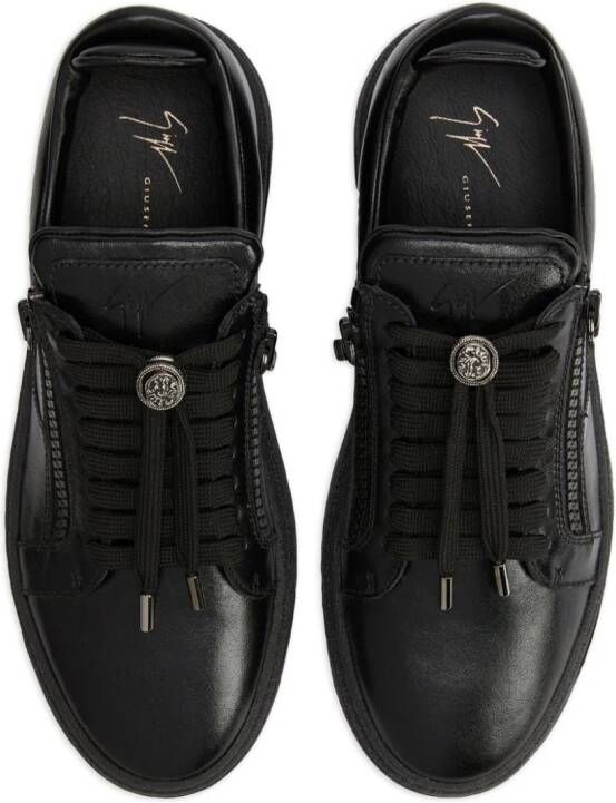 Giuseppe Zanotti GZ94 logo-patch sneakers Black