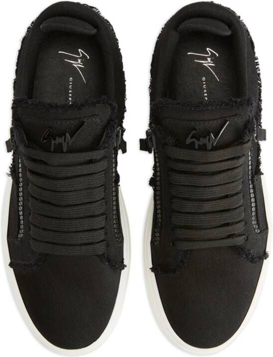 Giuseppe Zanotti GZ94 panelled sneakers Black