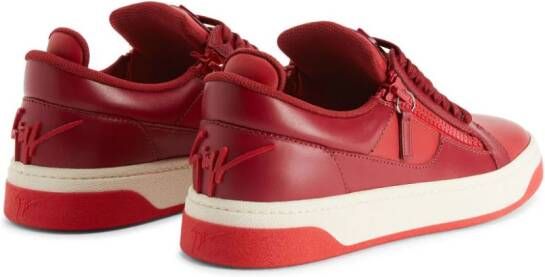 Giuseppe Zanotti GZ94 panelled sneakers Red