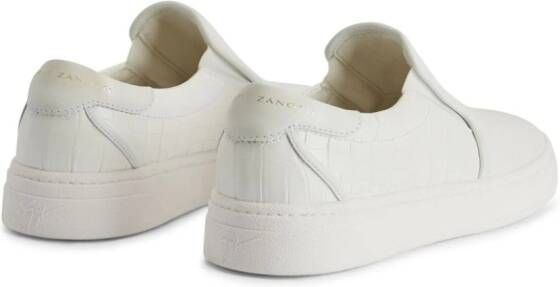 Giuseppe Zanotti Gz94 slip-on leather sneakers White