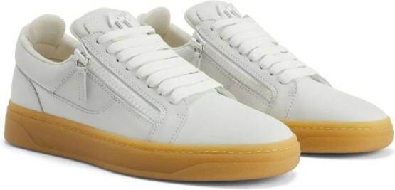 Giuseppe Zanotti Gz94 tonal leather sneakers White