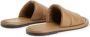 Giuseppe Zanotti Harmande quilted leather slides Brown - Thumbnail 3