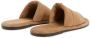 Giuseppe Zanotti Harmande quilted suede slides Brown - Thumbnail 3