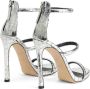 Giuseppe Zanotti Harmony 120mm metallic-effect sandals Silver - Thumbnail 3