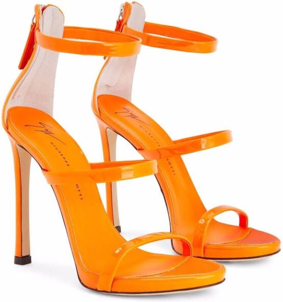 Giuseppe Zanotti Harmony 120mm sandals Orange