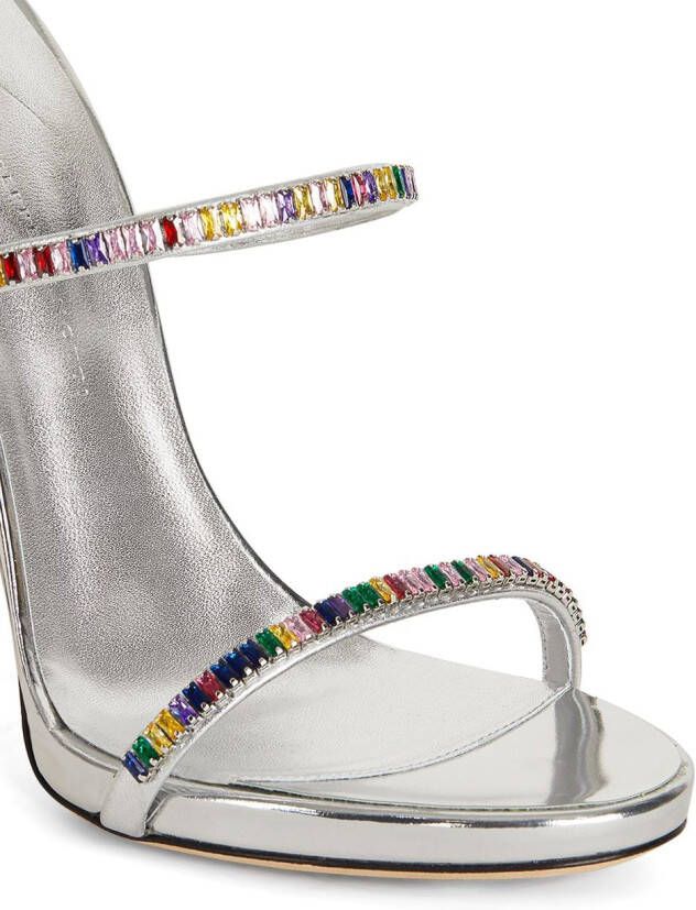 Giuseppe Zanotti Harmony Colorful sandals Silver