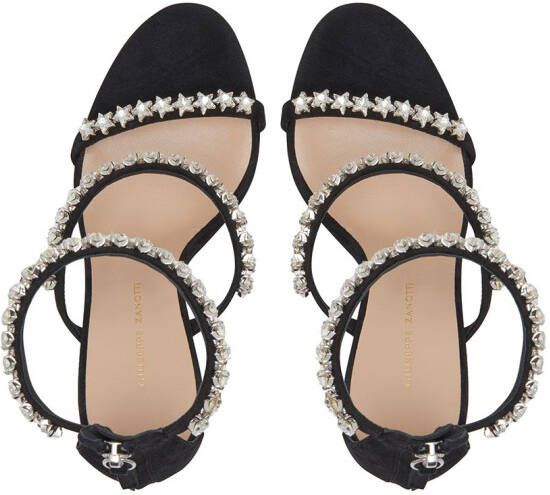 Giuseppe Zanotti Harmony Cometa crystal-embellished sandals Black