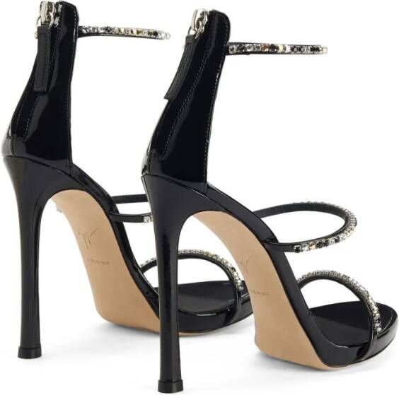 Giuseppe Zanotti Harmony Dark Colorful 120mm embellished sandals Black