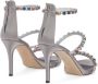 Giuseppe Zanotti Harmony Diamond 100mm sandals Grey - Thumbnail 3