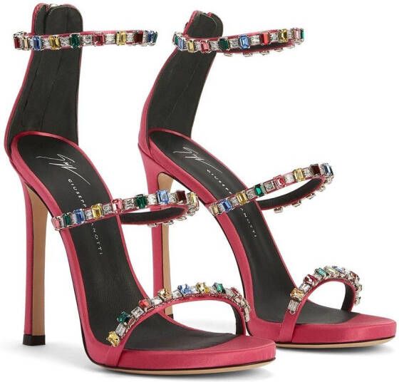 Giuseppe Zanotti Harmony Diamond heeled sandals Pink