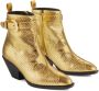 Giuseppe Zanotti Helena Buckle 55mm leather boots Gold - Thumbnail 2