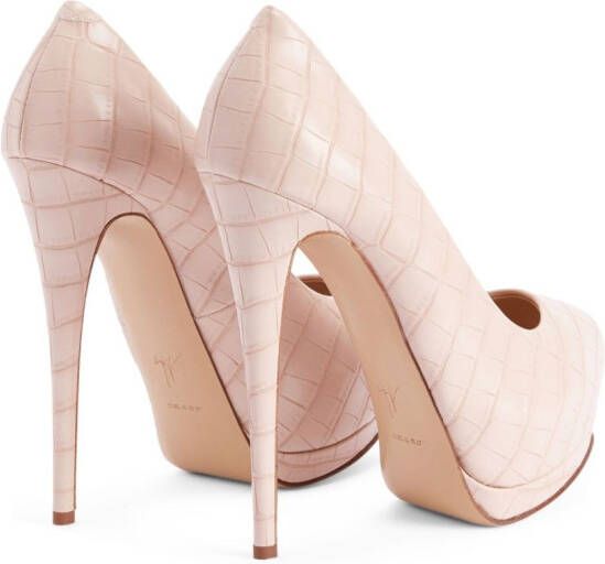 Giuseppe Zanotti high-heel leather pumps Pink
