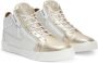 Giuseppe Zanotti high-top leather zip-up sneakers White - Thumbnail 2